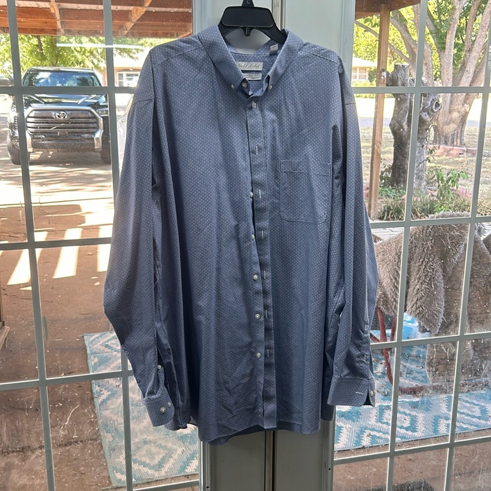 Men’s Dress Shirt. Roundtree and Yorke. 3XLT.